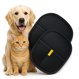 pet Hair Removal Yomi Pet Hair Remover Glove – Electrostatic Mitt by PetPal & Yumi for Dog Grooming, Furniture & Clothing – Double Sided Kivori Design