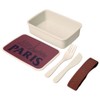 Fabulous Lunch Box Lunchbox mit Besteck, Rot – Paris Minimalist