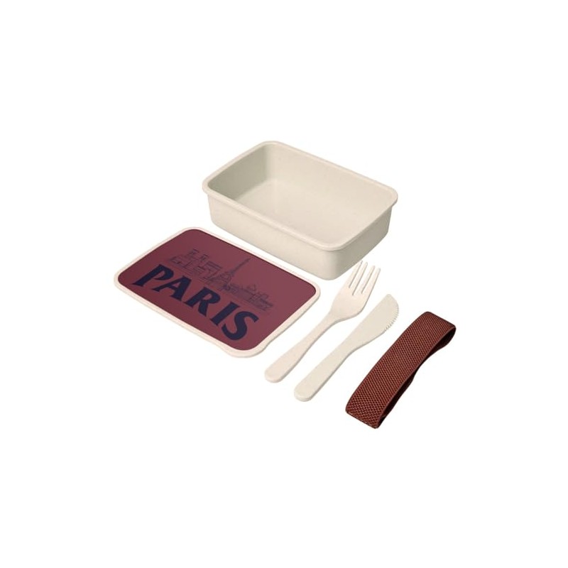Fabulous Lunch Box Lunchbox mit Besteck, Rot – Paris Minimalist
