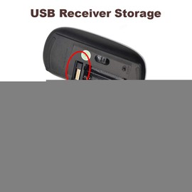 2.4G Ergonomic Portable USB Wireless Mouse for PC, Laptop, Computer, Notebook with Nano Receiver ( Skull Different )