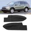 1 Pair Front Door Panel Armrest Cover Microfiber Leather Car