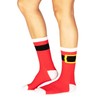 Tipsy Elves Red Santa Socks for Women OSFA