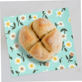 KOMBIUDA Beeswax Food Wraps Reusable Wraps for Bowl Kitchen Wraps Preservation Sustainable Washable Save Storage Space