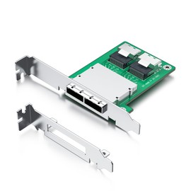 10Gtek SAS Adapter 2X Internal SFF-8087 to 2X External SFF-8088 Slot