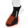 Komine 08-303 EK-303 Motorcycle USB Electric Toe Warmer, Free Black
