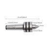 MT5 Live Center, 60° Morse Taper Lathe Center, Precision Bearing