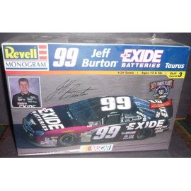 Revell Model Car, 99 Jeff Burton Exide Taurus, 1:24 Scale, Nascar