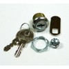 4/Pk 5/8" Double Bitted Cam Lock with 6-Disc Tumbler, Keyed