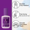Backscratchers Glass Glaze Stikr Resin - Strong Nail Adhesive for