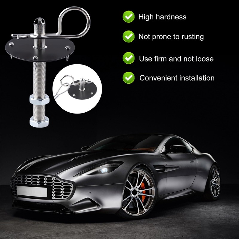 Yourkar Hood Pins Kit for Car, Stainless Steel Hood Pin