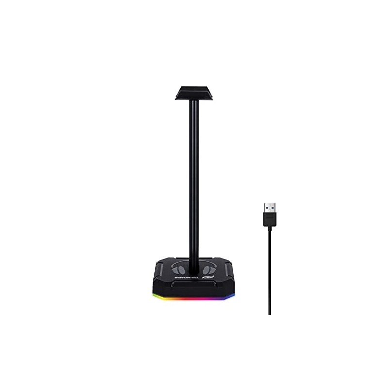 TECHZONE Immortal Gaming Base Soporte para Audífonos Gamer con Luz