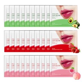 30PCS Lip Balm Lip Mask Set,Moisturizing Lip Balm Lip Care Products,Sleeping Lip Mask,Non-greasy Overnight Lip Moisturizer,Long Lasting Hydrating Lip Butter Lip Care Kit 05