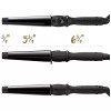 - Xtava Torcedura Curling Wand - Cónicos Automáticos Hierro Qu