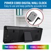 TXL16.5 Digital Wall Clock Large Display, LED Wall Clock RGB
