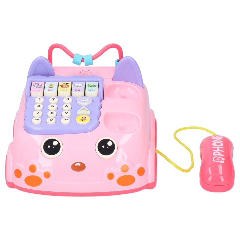 Children Telephone Toy Educational Simulation Telephone Toy with Light Music