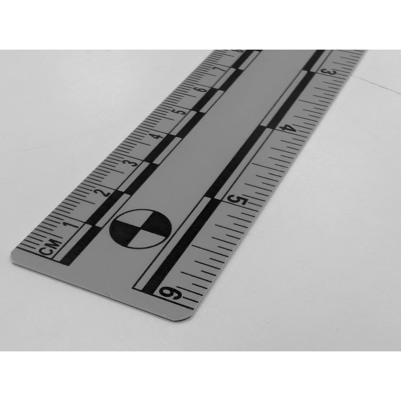 Crime Scene Professional Evidence Photography Scale, 10-Pack, 15cm/6inch Vinyl Rulers