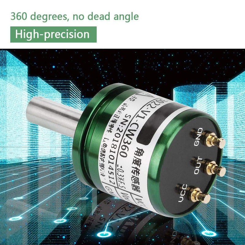 DEWIN Hall Sensor, Resolution of Hall Angle Sensor 0.088° 0-360°