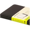 Notizheft Cahier in schwarz 9x14 cm 3 blanko 70g m²