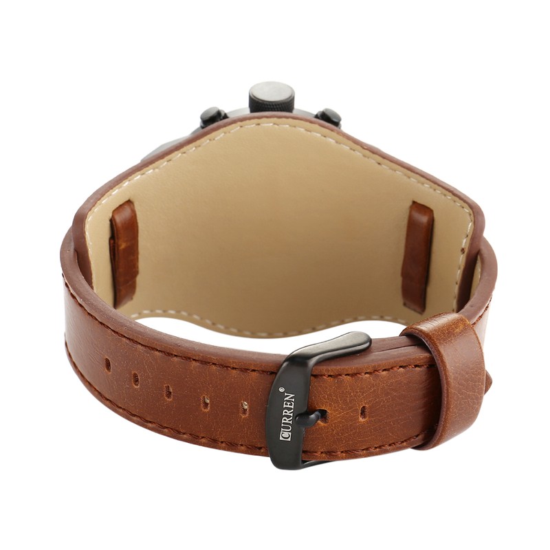 Curren Men Sport Quartz Watch Fashion Calendar Watches Big Dial