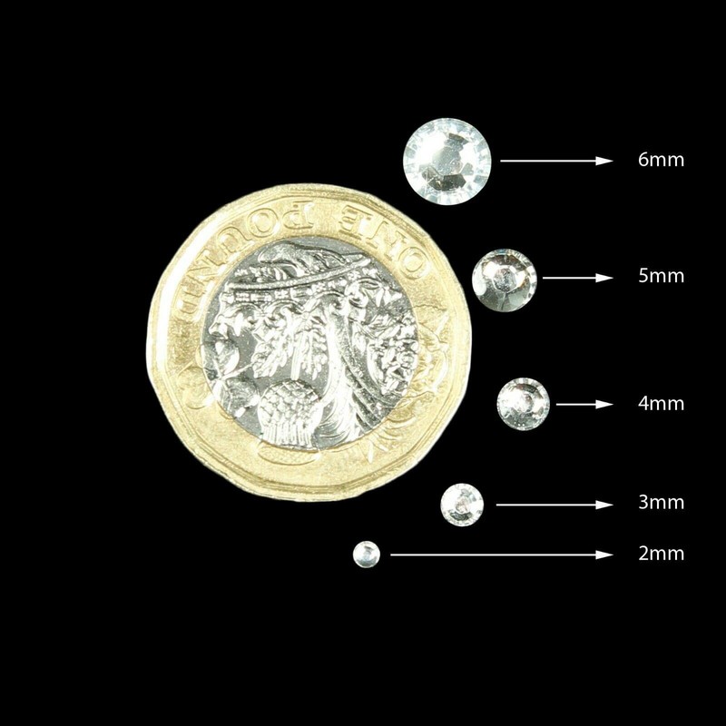 1000pcs of 2mm/3mm/4mm 500pcs of 5mm or 10g Mixed Size