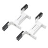 Water Pump Bracket Silver Aluminum Alloy Desktop Mounting Stand for