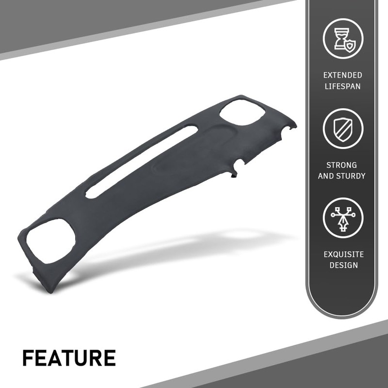 LQI TPE Dash Cover Dashboard Gray Compatible with Chevy S10