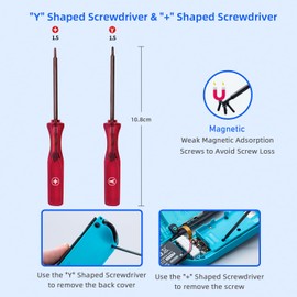 Wigearss 2Pcs Ersatz 3D Joystick Analogen Sensor und Reparatur Werkzeuge Kit für NS Switch/Switch OLED Joy-con Controller/Switch Lite Controller