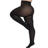 HeyUU Plus Size Tights for Women Semi Opaque Queen Size