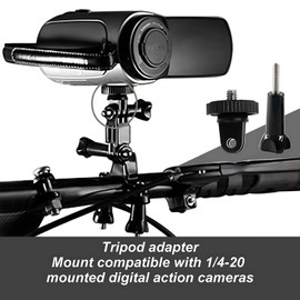 Higatful Camera Tripod Mount for Gopro Adapter Accessory, 4Pcs 1/4-20 Screw Conversion Adapter for GoPro Hero12, Insta360 ONE Ace Pro X3 X2 X RS R Go 3, DJI OSMO and Other Action Cameras