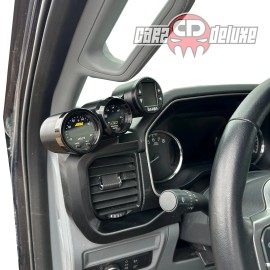 CARZDELUXE Triple gauge pod mount for 2021-2025 Ford F150 Vent bezel cover (3D printed)