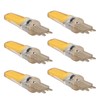 6pcs G9 LED Light Bulb COB Dimmable Professional G9 LED