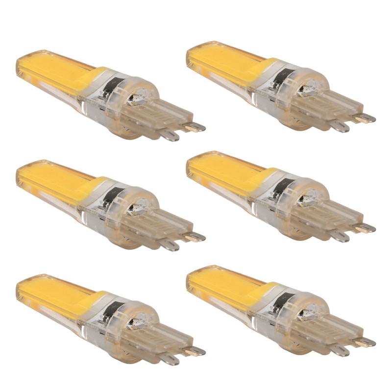 6pcs G9 LED Light Bulb COB Dimmable Professional G9 LED