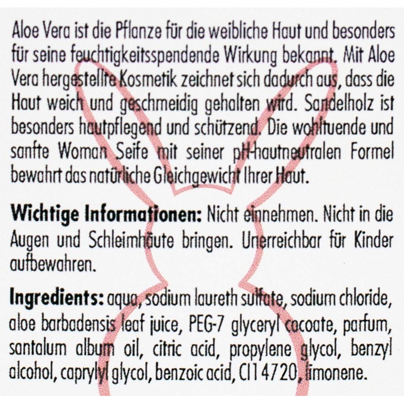 Woman Flüssige Seife mit Sandelholz & Aloe Vera 250 ml
