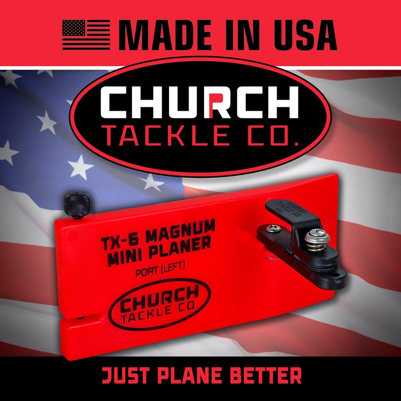 TX-6 Magnum Mini Planer Starboard by Church Tackle Co