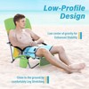 Homcosan Portable Low Folding Beach Chair - Lightweight Camping Chair