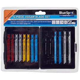 Blue Spot 19008 Jigsaw Blade Set (14 Pieces)