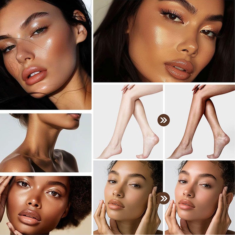 Selbstbräuner Lotion, Allmähliche Natürliche Bräunungscreme Für Körper Und Gesicht, Feuchtigkeitsspendend