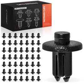 A-Premium 50PCS Plastic Bumper Cover & Wheel Housing Retainer Clips Push Type Compatible with Toyota Corolla 1992-1997, Avalon 1995-1998 & Mazda 626 1992-2002 - For 9 mm Hole