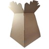 Inerra Florist Boxes - Pack of 2 - Living Vase for Flowers, Hand Tied Bouquet Box Making (Kraft)