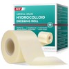 Medical Grade Hydrocolloid Roll for Wound Care, 2in*11.8ft Cuttable Hydrocolloid