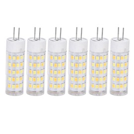 6PCS G4 Light Bulb 3 Light Color 220V Small Ceiling Lamp Bulb Wall Lamp Bulb for Home Office