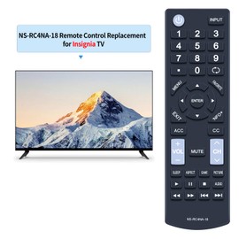 NS-RC4NA-18 Replaced Insignia TV Remote Control fit for NS-32D311NA17 NS-32D311MX17 NS-40D420NA18 NS-49D420NA18 NS-55D420NA18 NS-40D420MX18 NS-55D420MX18 NS-39D310NA17 NS-50D510NA17 NS-50D510NA19