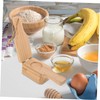 COLLBATH Wooden Plantain Smasher Maker Tostonera Press Tool for Easy