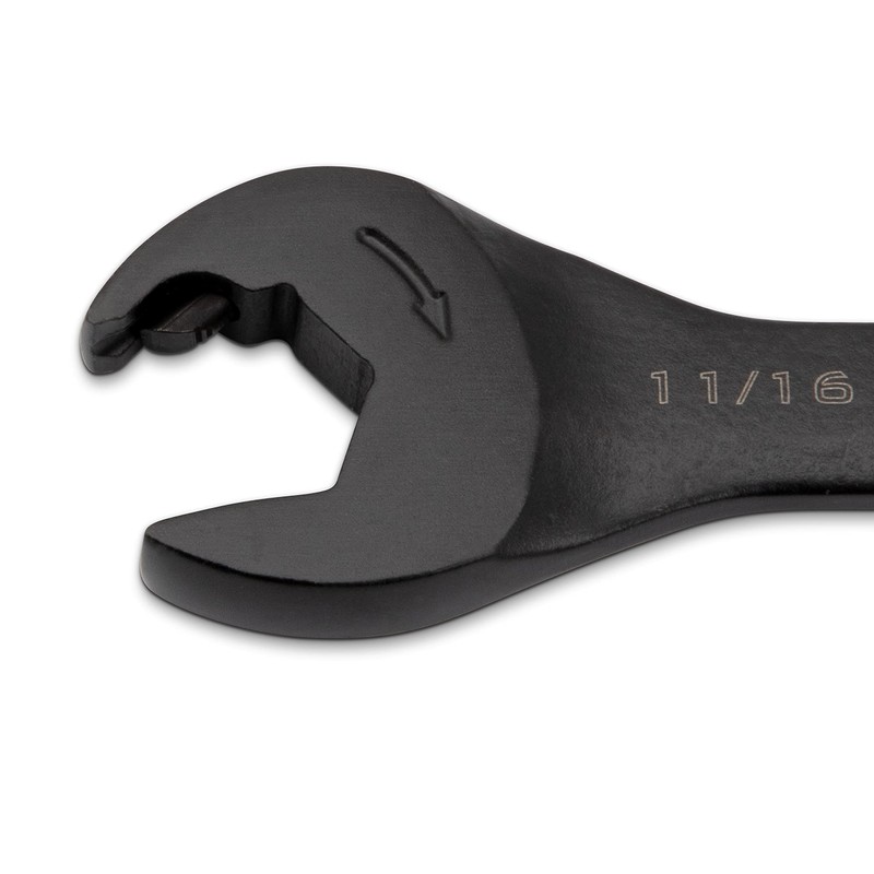 Crescent 7 Piece X6 Black Oxide Spline Open End Ratcheting