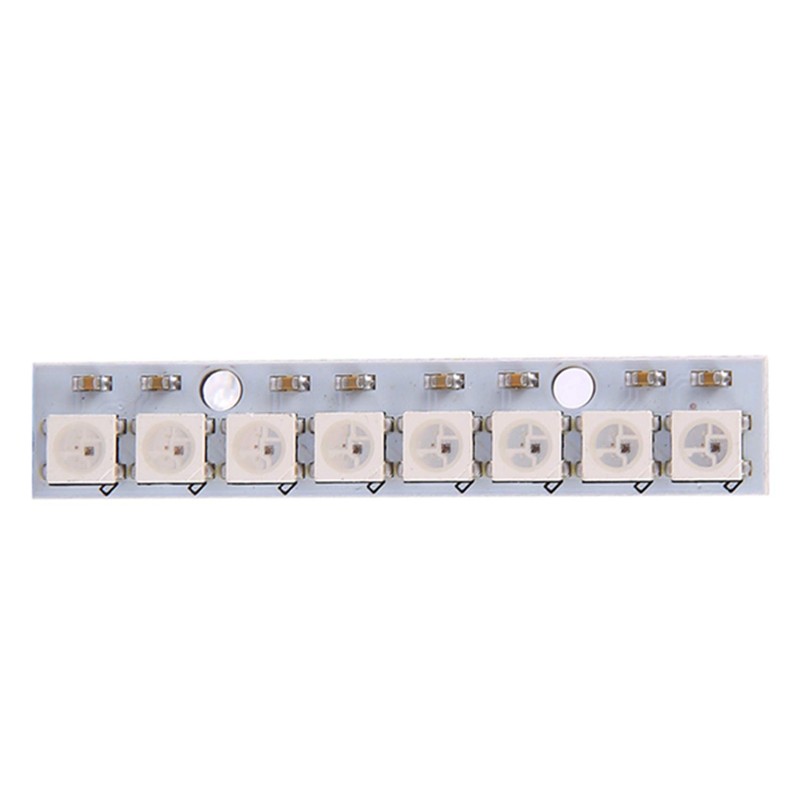 Ahvqevn 8 x WS2812B 5050 RGB Powered LED Strip Built-in