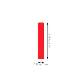 Cinta Adhesiva de Doble Cara 10 Mm X 60 Mm Transparente para Exhibición de Uñas Postizas 5 Hojas Resistente Acrílico para Arte de Uñas Bricolaje y Decoración Profesional