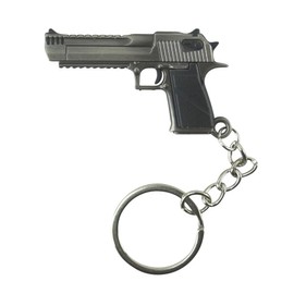 Desert Pistol Keyring, Metal