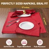 Native Fab - Juego de 12 servilletas de tela, 100%