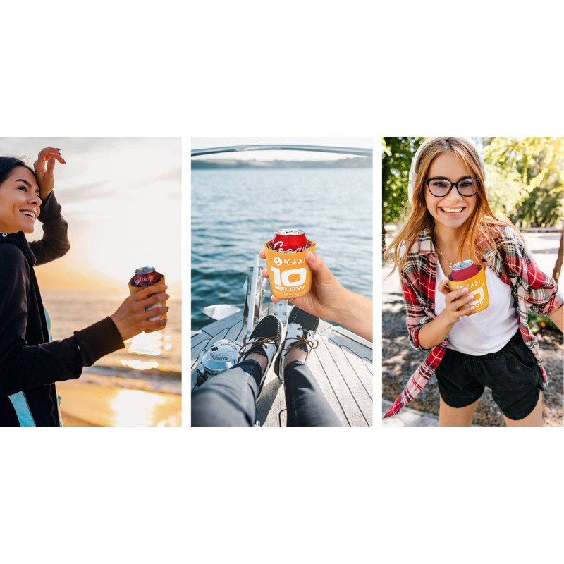 10 Below Classic Freezable Can and Bottle Cooler - Cools