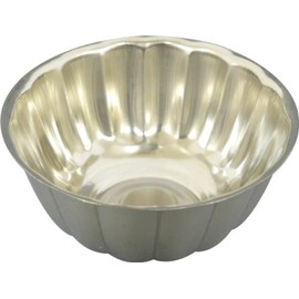 タイガークラウン ゼリー型 シルバー 94×50mm ババロア 18-8ステンレス 冷菓型 ゼリーカップ プリン型 焼型 1062